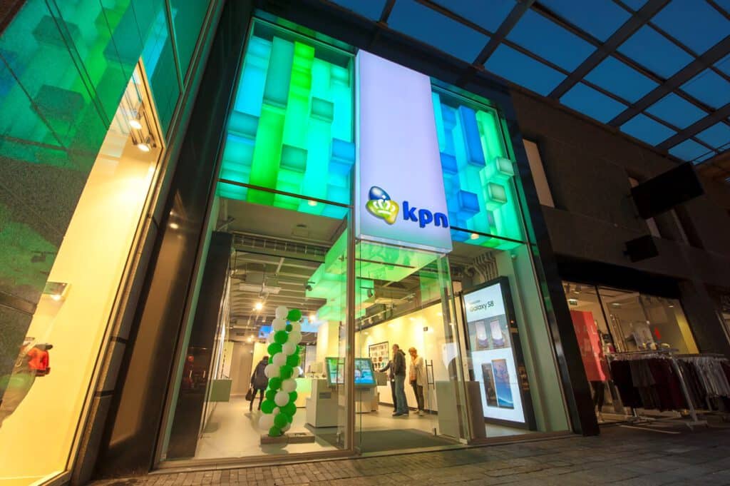 gevelverlichting winkelpand kpn